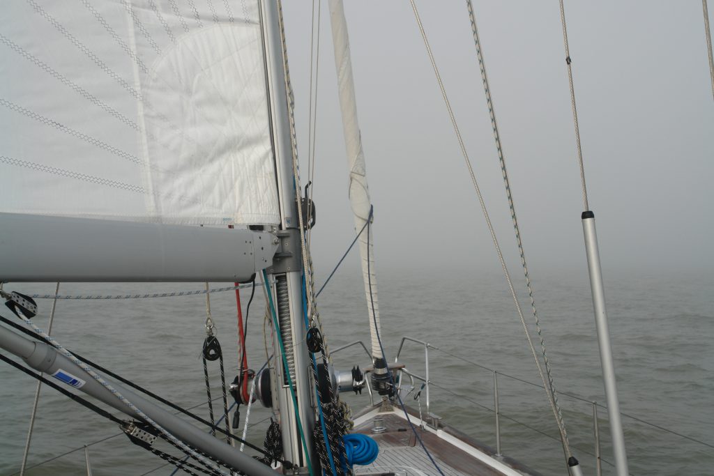 Durch den Nebel nach Dunkerque