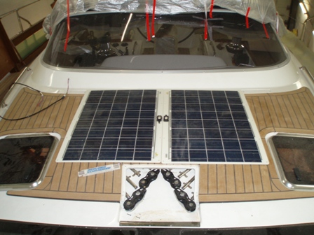 Solarpanel für die Erhaltungsladung	