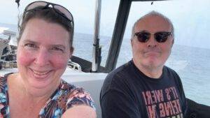 Wir freuen uns, endlich auf See zu sein