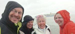 Jens, Nadja, Bärbel und Brit