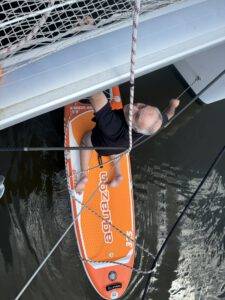 Der Heizungseinbau führt zur ersten SUP-Benutzung