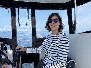 Anja übernimmt das Ruder