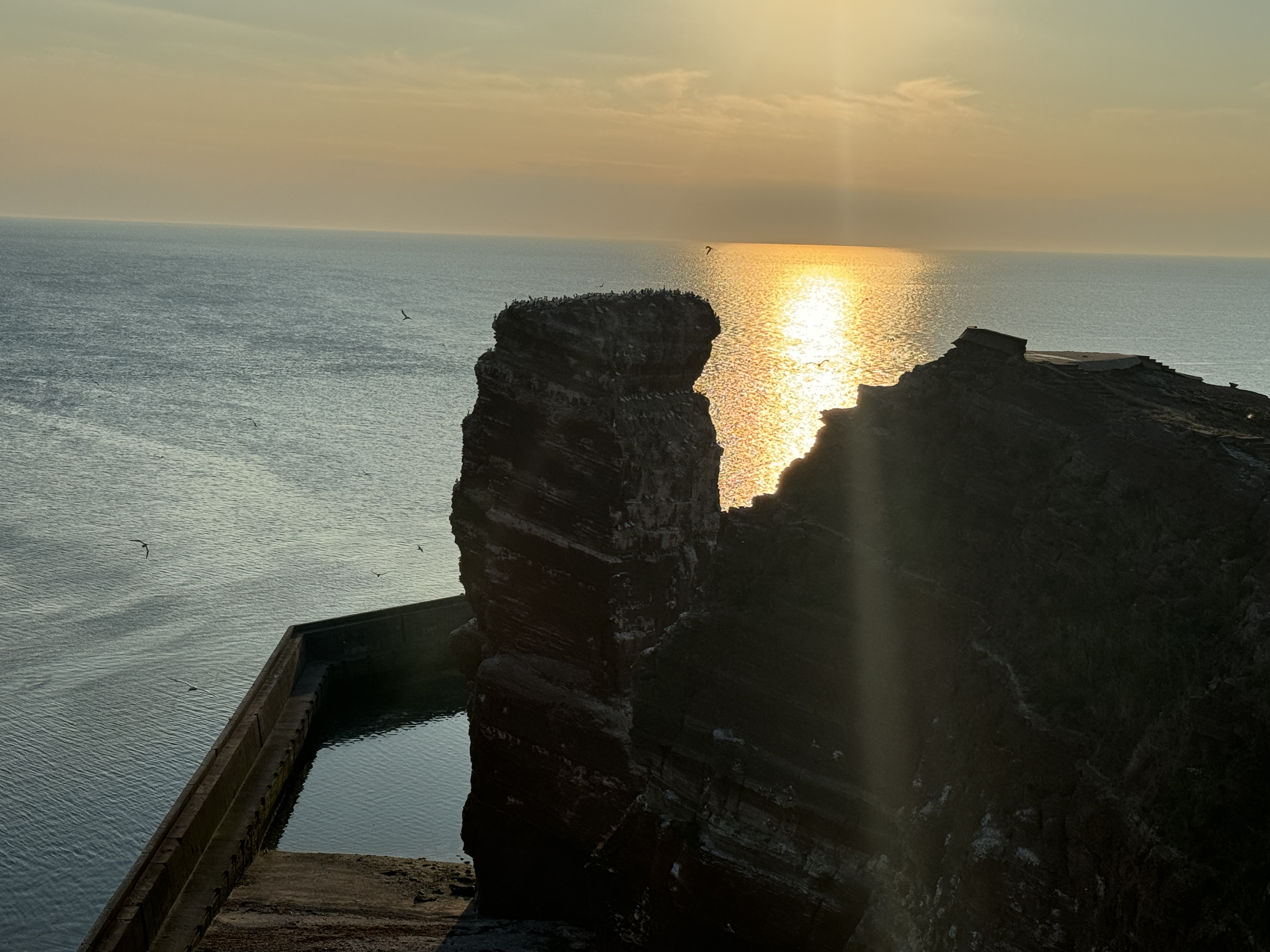 Die Lange Anna im Abendlicht