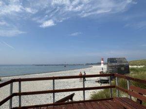 Aussicht auf den Strand