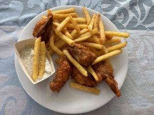 Dann essen wir lieber an Bord