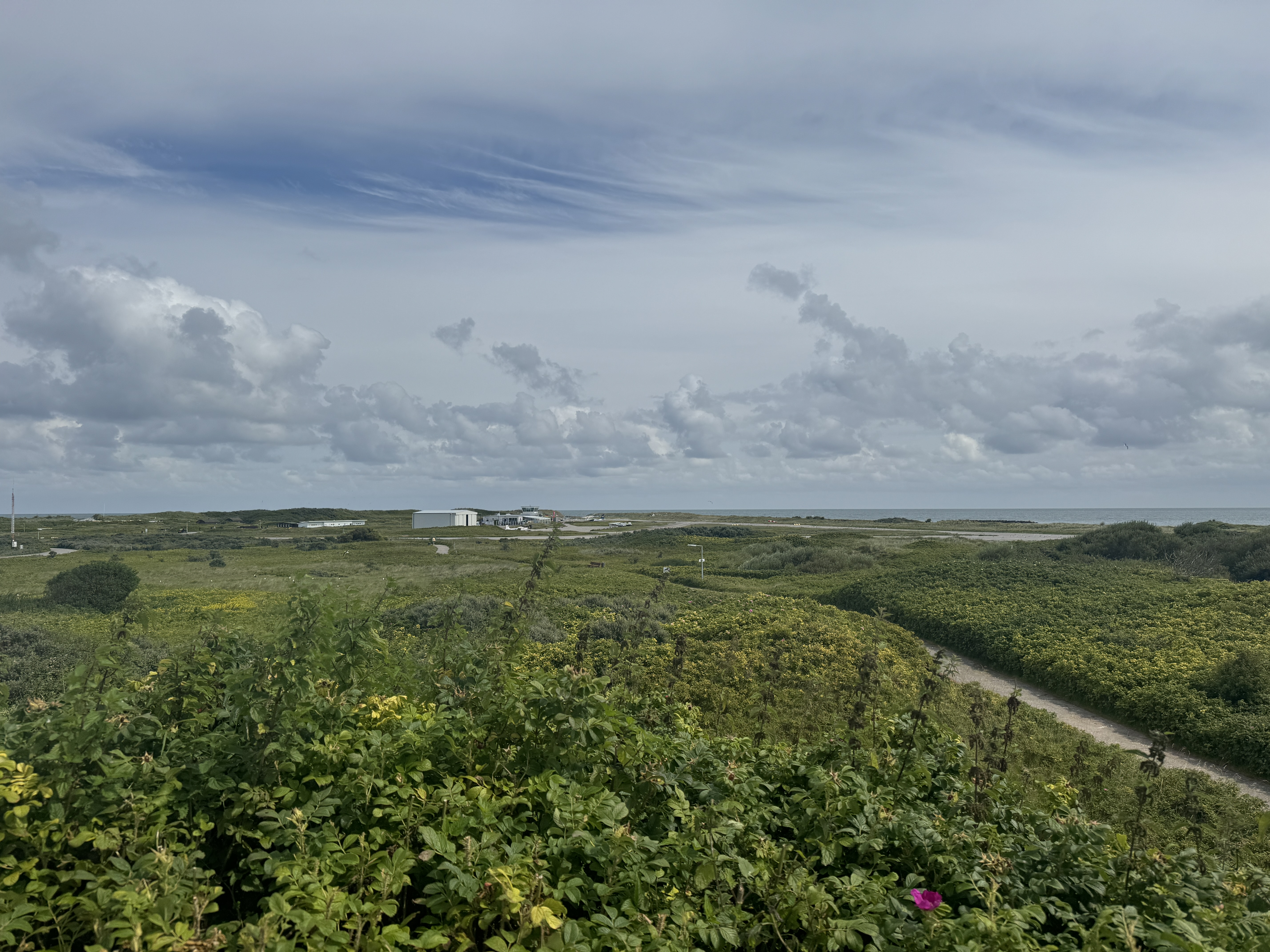 Blick zum Flugplatz