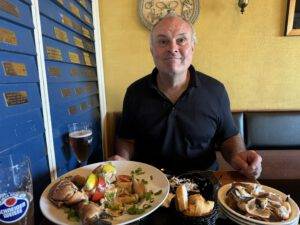 Knieper zu Abschied von Helgoland