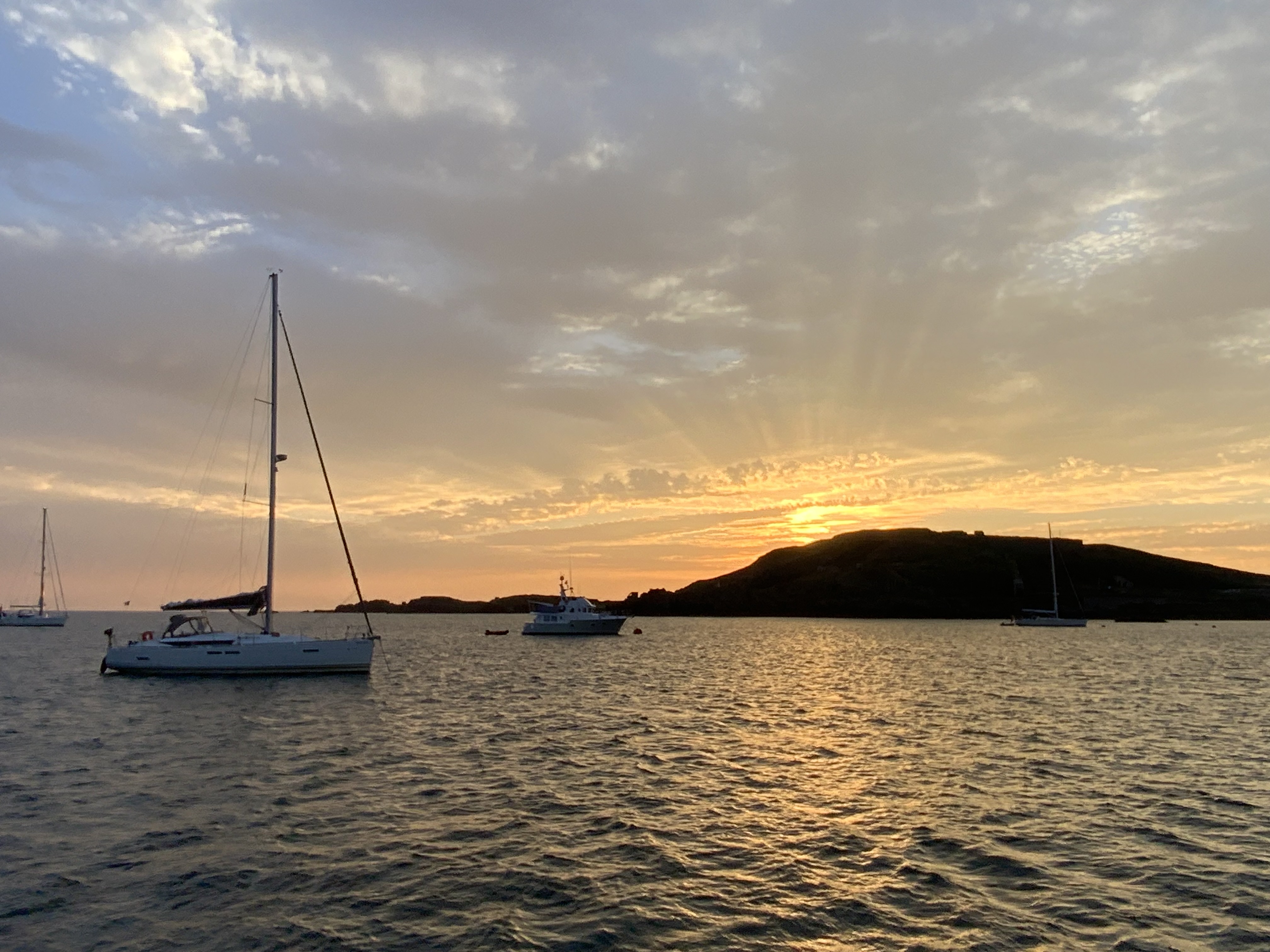 Morgenstimmung vor Anker