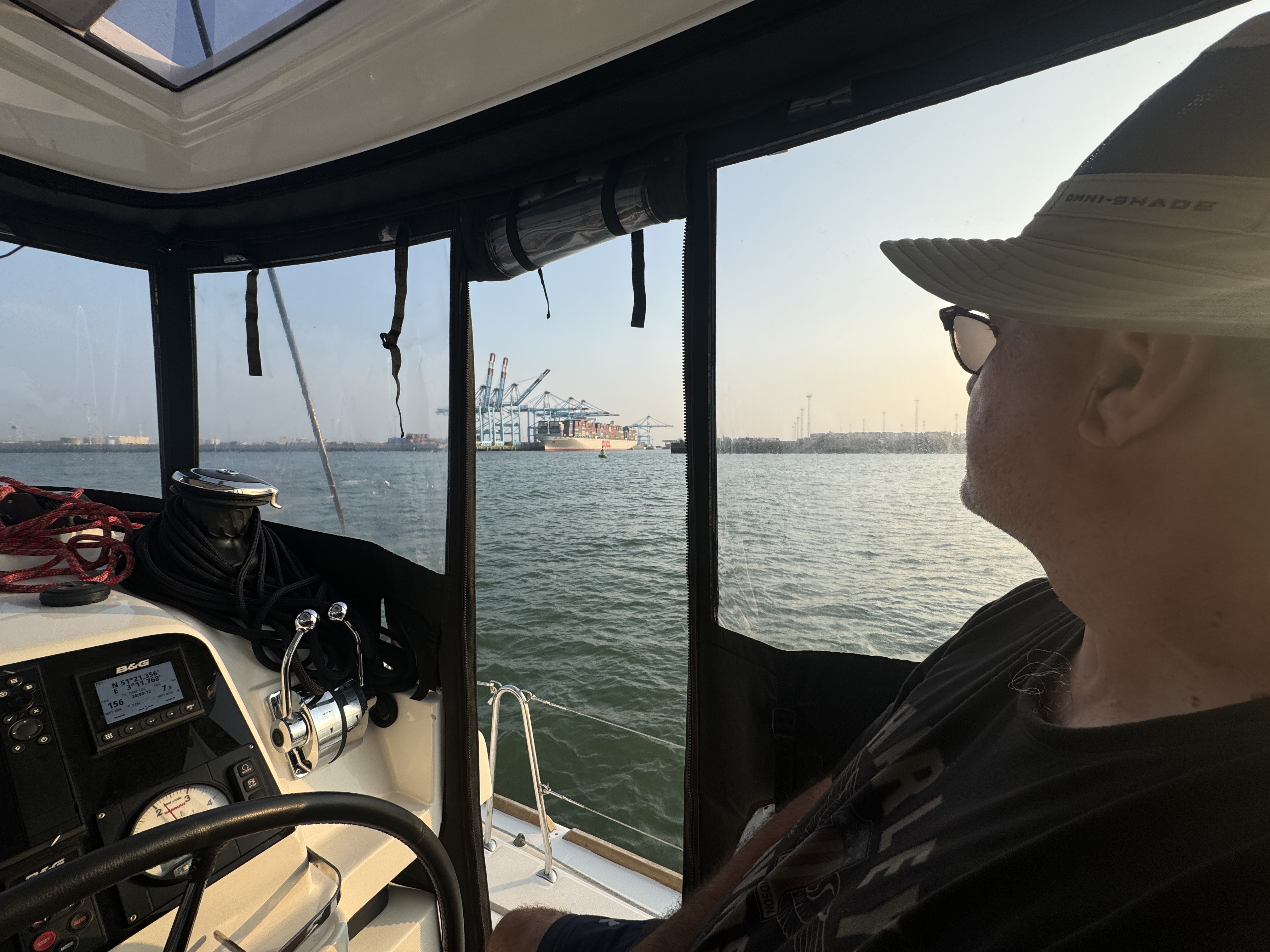 Einfahrt nach Zeebrugge