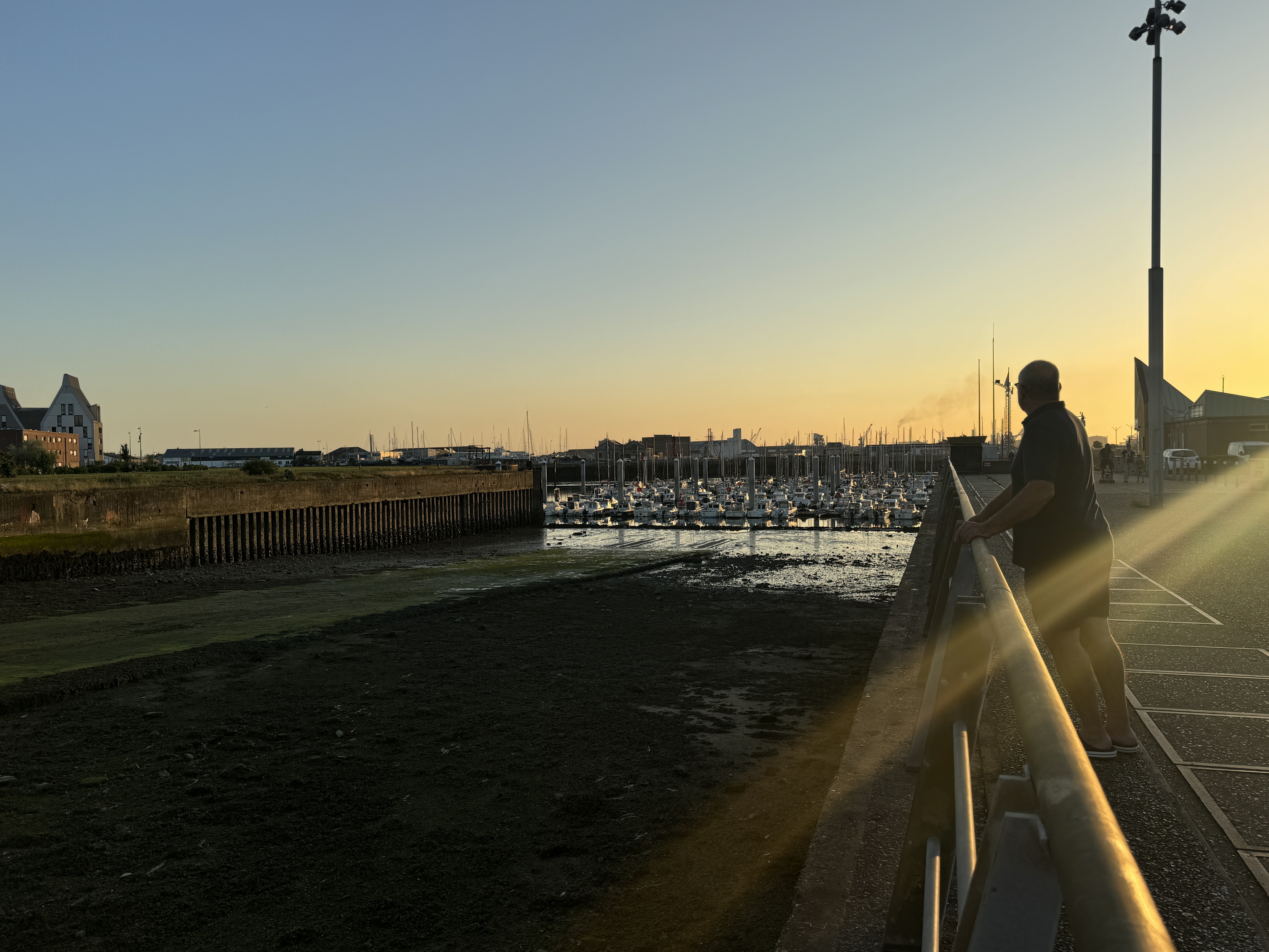 Slipanlage an der Marina