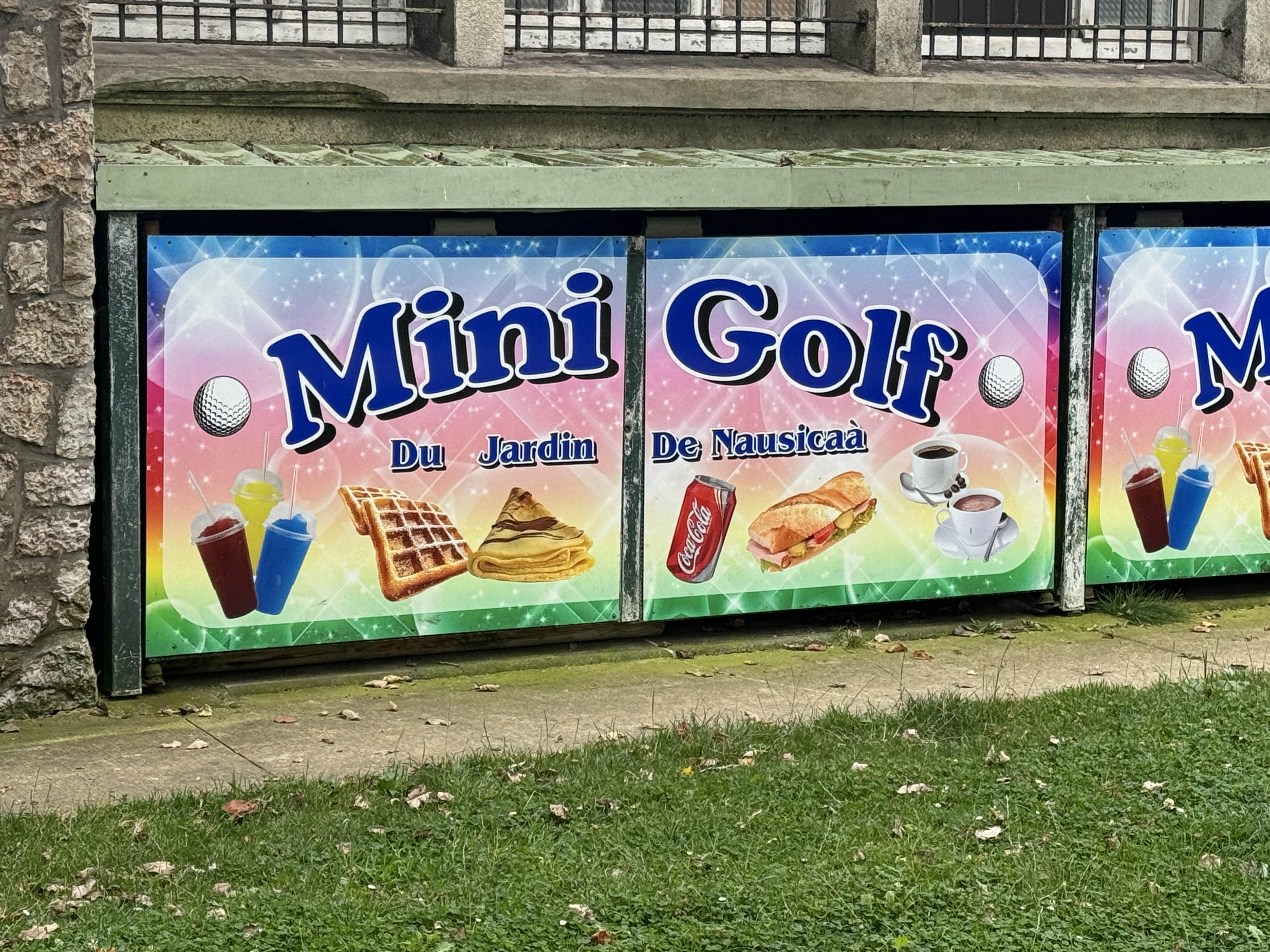 Mini-Golf beim Aquarium