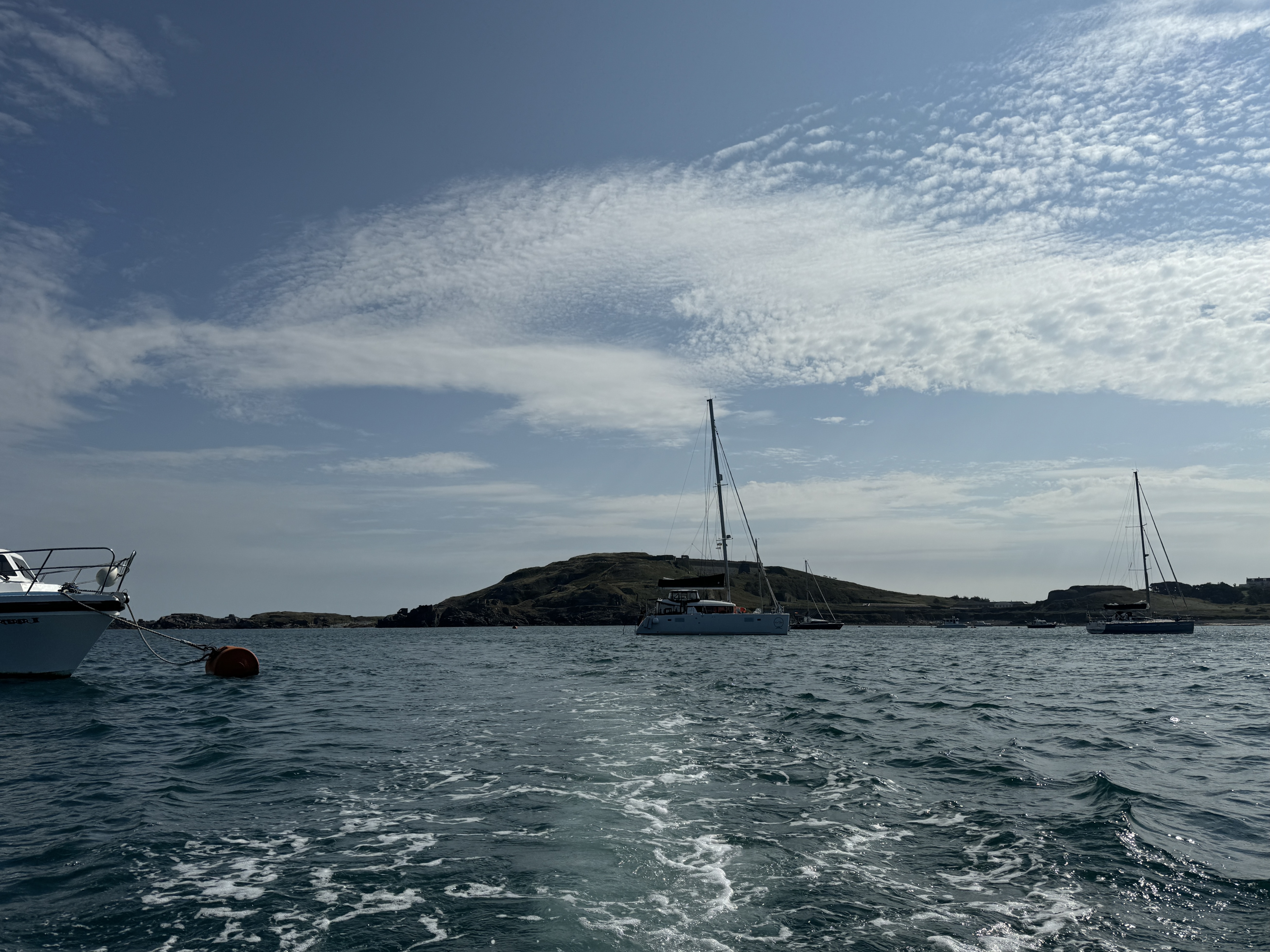 Dinghyausflug an Land