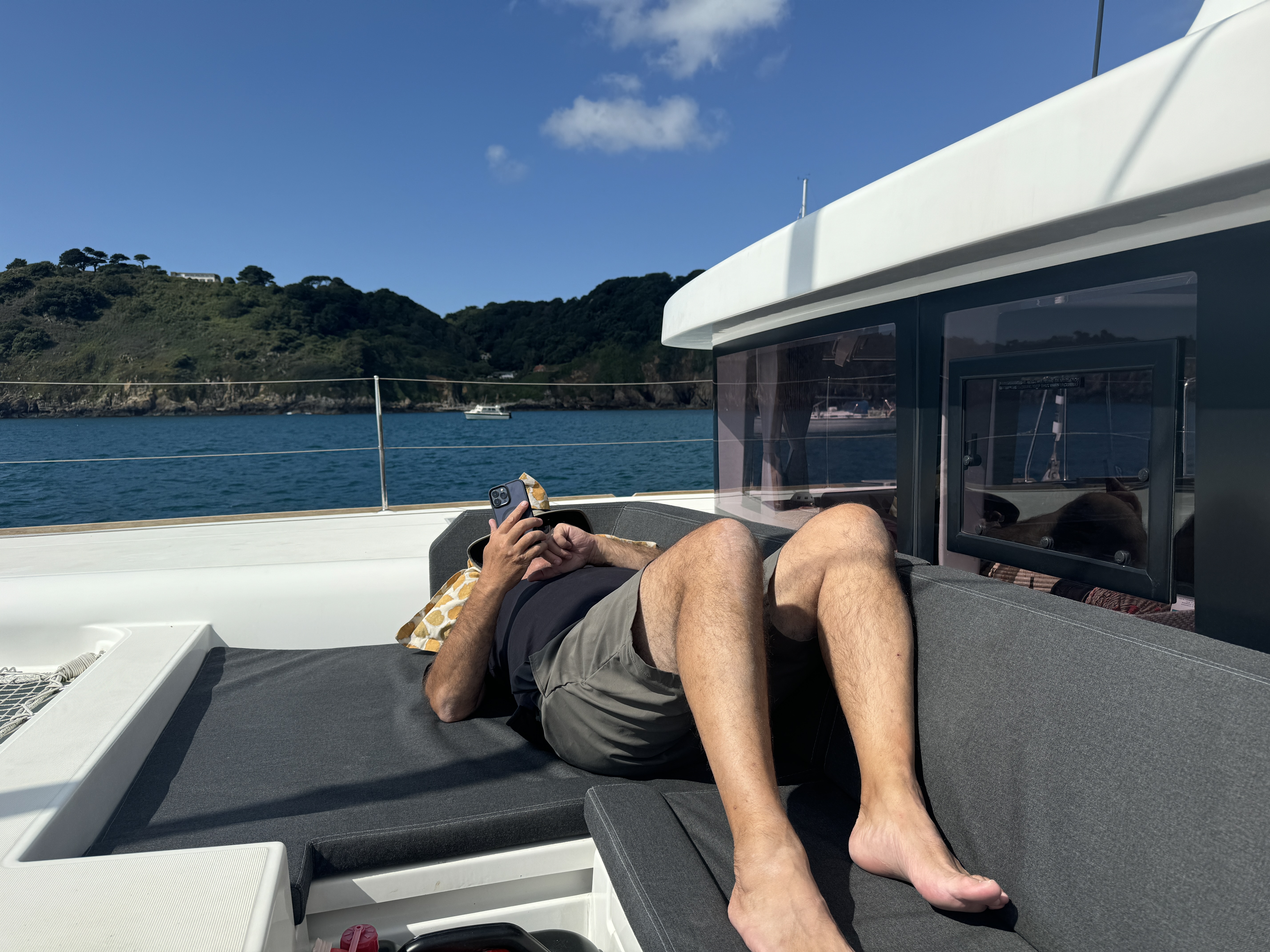 Siesta im Frontcockpit