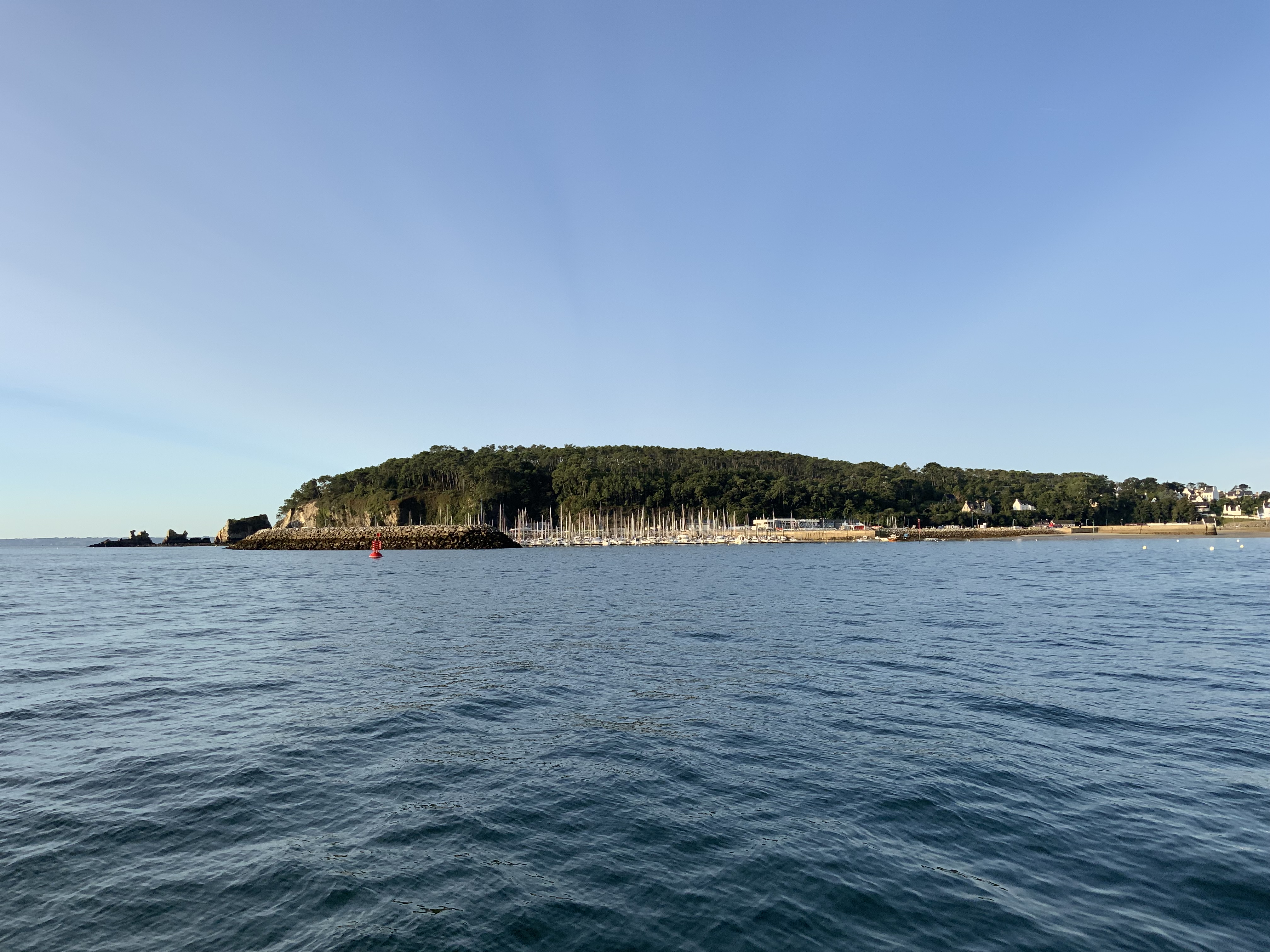 Blick zurück auf Morgat