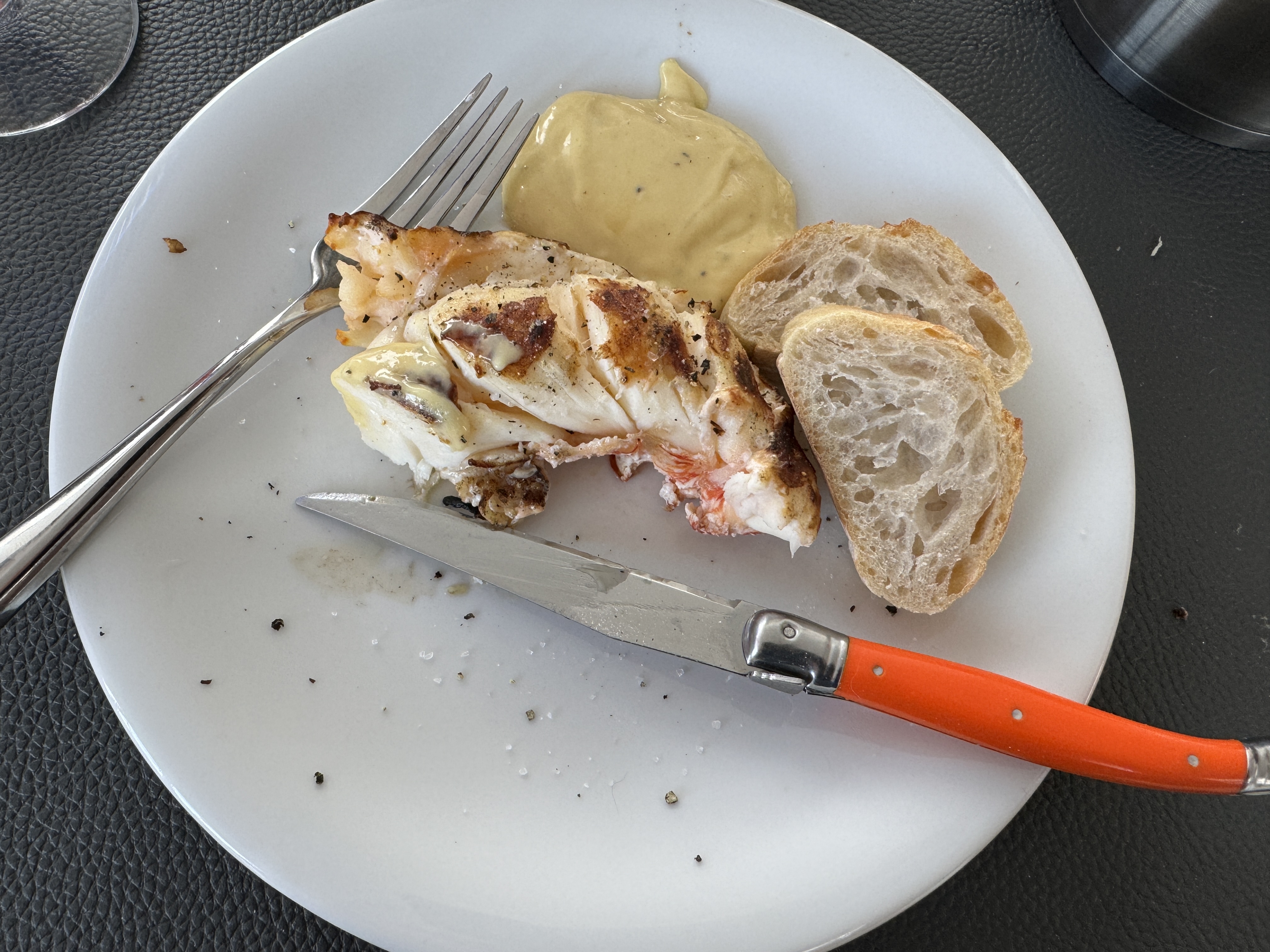 Lecker gegrillte Languste