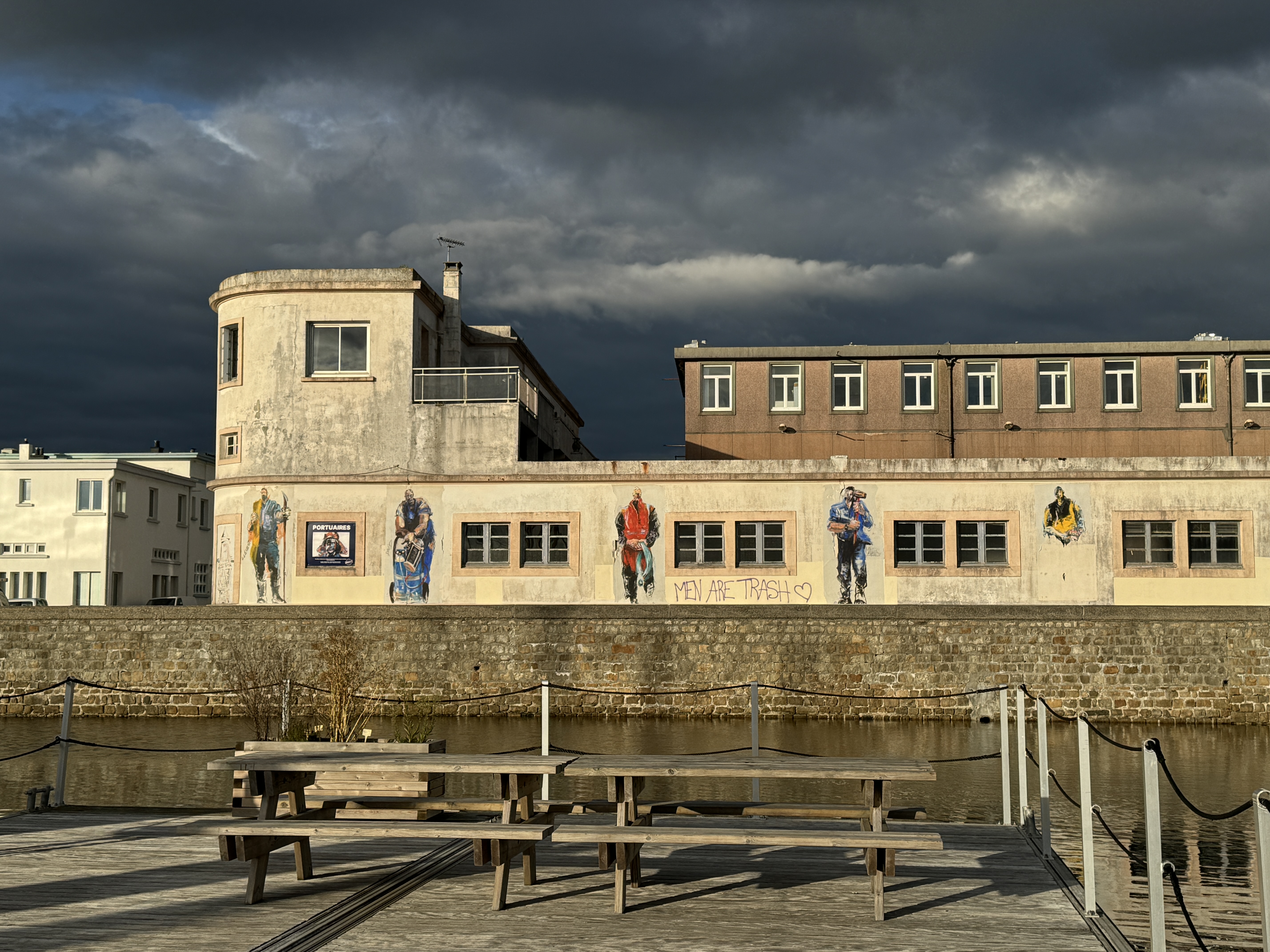 Streetart am Hafen
