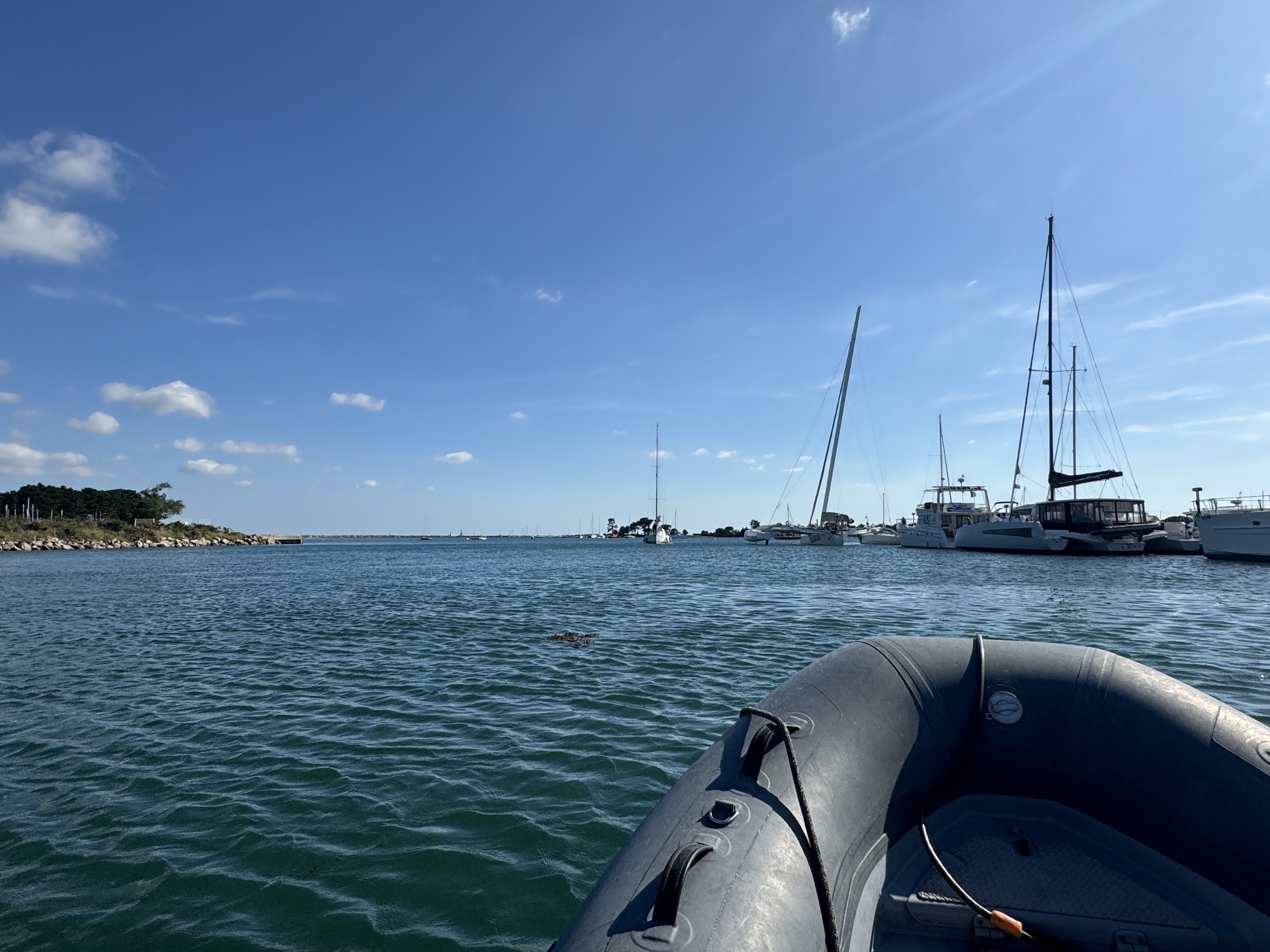 Ausfahrt aus der Marina