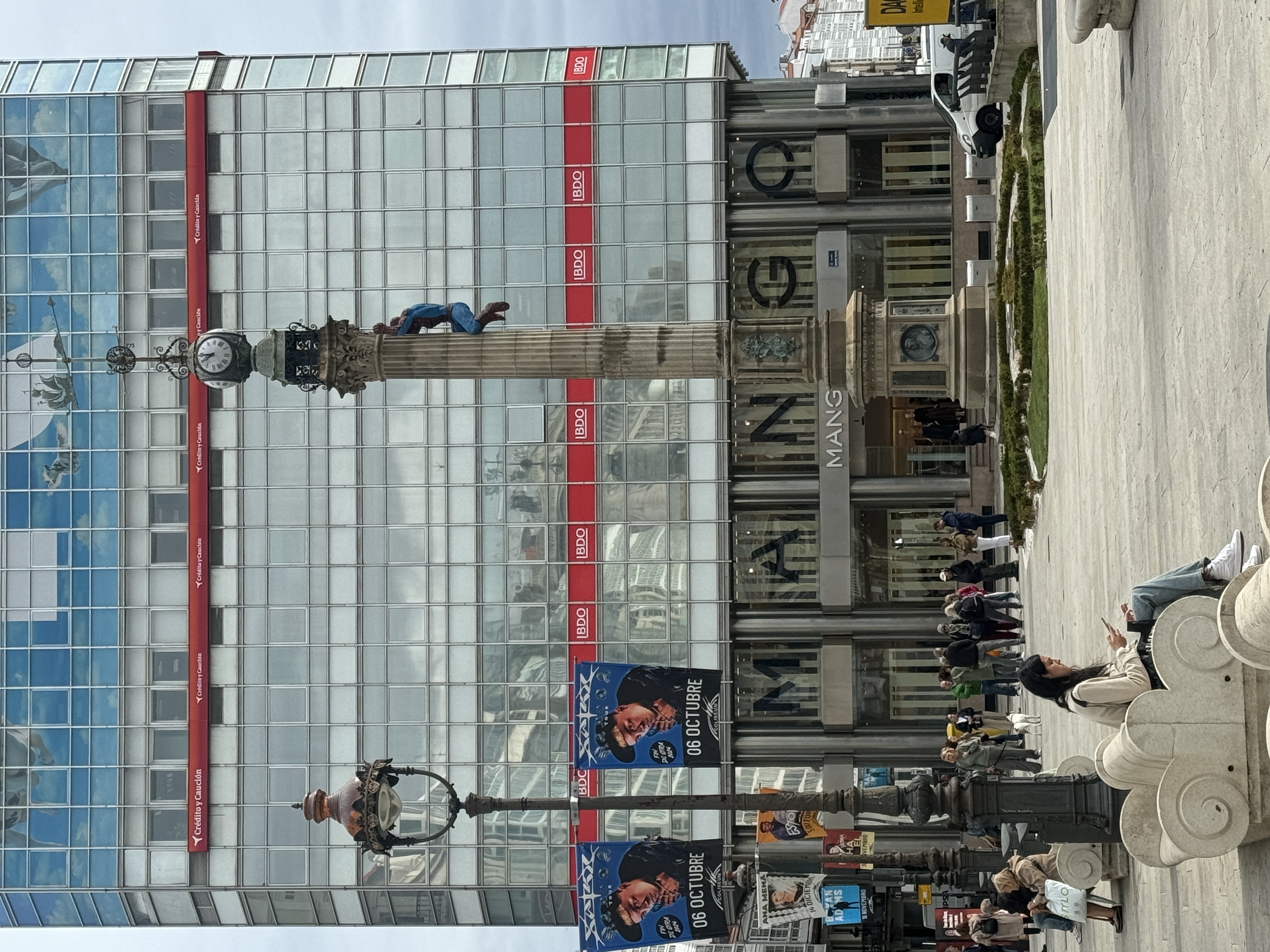 El Obelisco mit Spiderman
