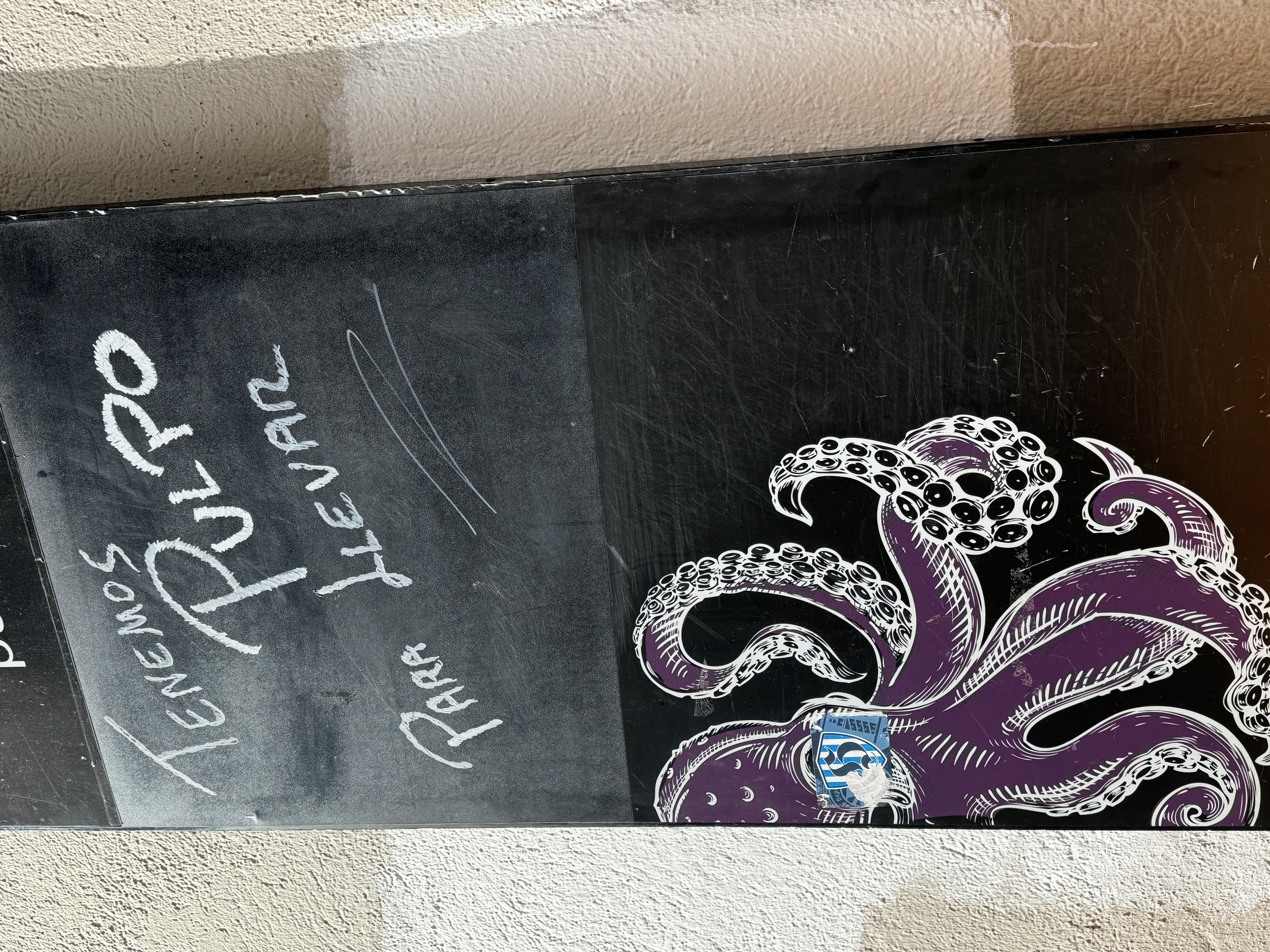 Auch hier gibt es überall Pulpo