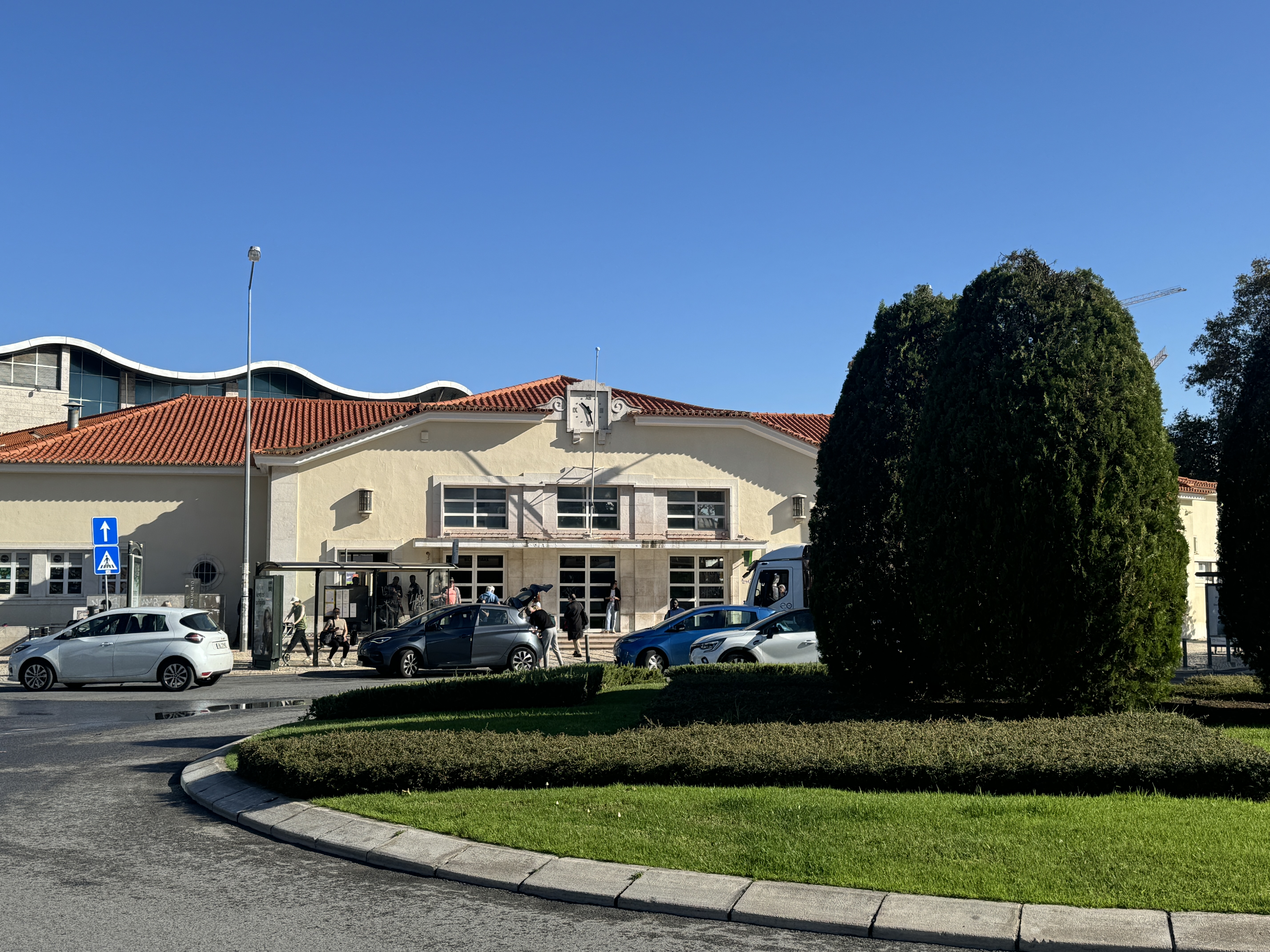 Bahnhof ohne Zugverkehr