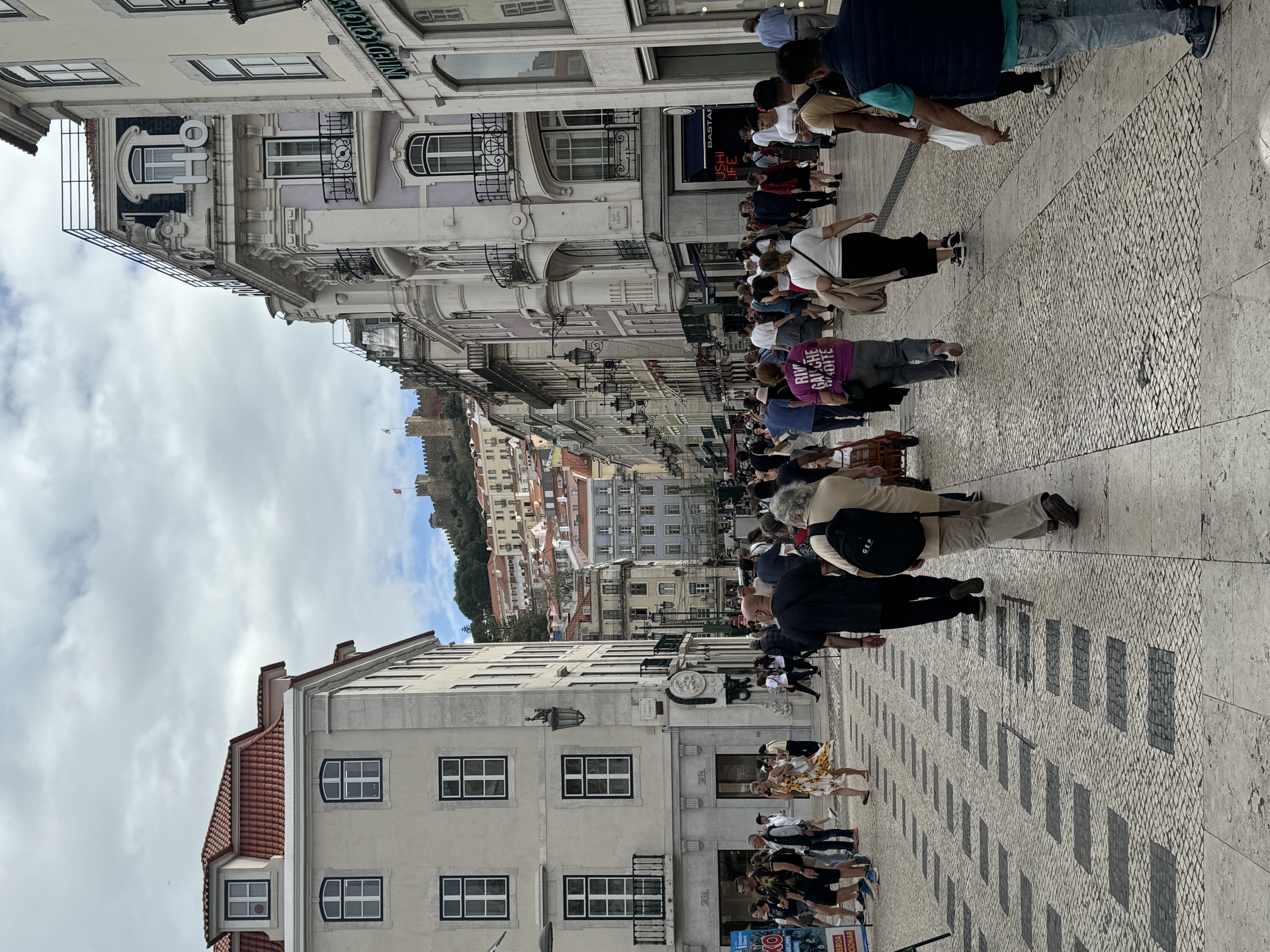 Viel Volk unterwegs