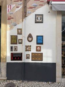 Wandmalerei in der Altstadt von Lagos