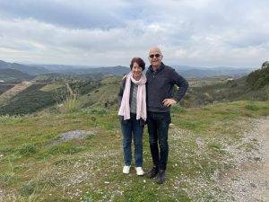 Anke und Carsten genießen den Ausflug