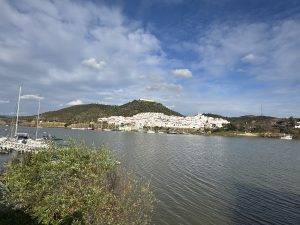 Am Rio Guadiana mit Blick auf Sanlúcar de Guadiana