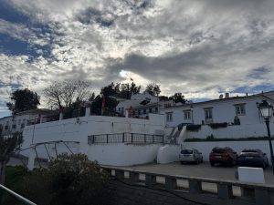 Festungsanlage im Gegenlicht