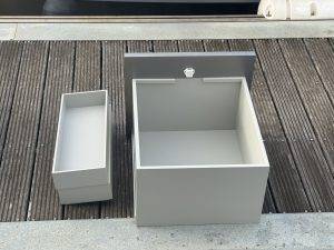 Lieferung der neuen Schublade