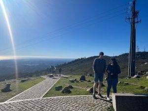 Laura und Lars am höchsten Punkt der Algarve