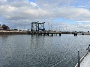 Der Travellift wartet auf uns