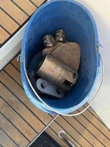 Zum Glück nur abgeschraubt und sauber geschliffen