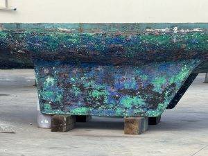 Manches Unterwasserschiff sieht fast kunstvoll aus