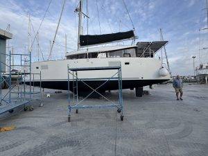 Und auch an Backbord - der Skipper ist zufrieden