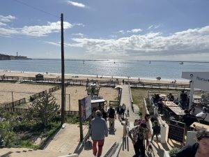 Sonntagsausflug an der Praia Grande nach Ferragudo