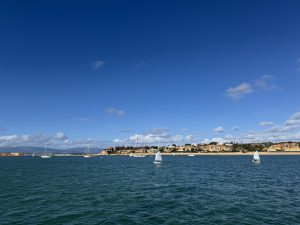 Ankerplatz vorm Praia Grande