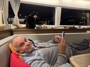 Abendrunde im Salon