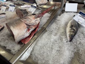 Schwertfischrest