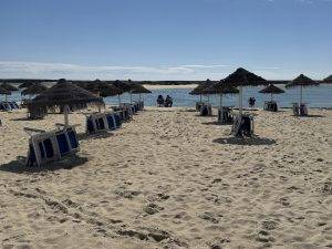 Nicht viel los am Strand