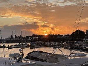 Abendstimmung in Vilamoura (Foto Stephan Haberland)