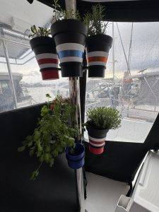 Und an Backbord - rot und grün natürlich navigatorisch korrekt angebracht