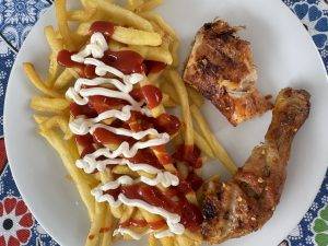 Für Axel mit Pommes Schranke