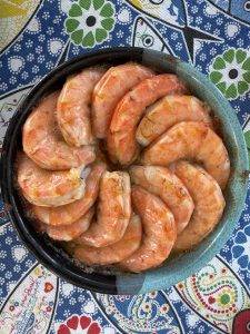 Abendessen vor Anker