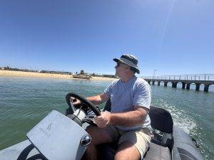 Bei Hochwasser nicht ganz einfach anzulanden