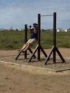 Endlich Stangen für Klimmzüge gefunden