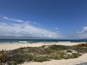 Blick auf den Strand von Tarifa