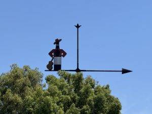 Eine der weltgrößten Windfahnen