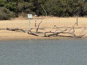 Leider darf man nicht anlanden