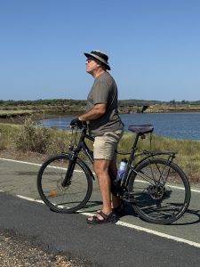 Axel genießt den Ausblick